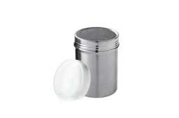 [107.CS1615W] Polvilhador Inox De Rede C/Tampa D 7X9,5 Cm                 