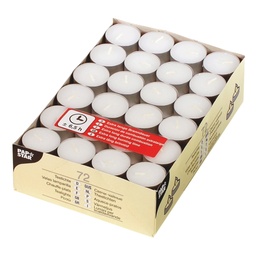 [107.15230] 72 Velas Lamparina Diam-39Mm 6,5 Horas Papstar              