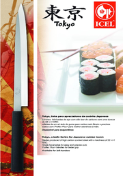 [107.261TK1421] Faca Sushi Yanagiba Linha Tokyo 261.Tk14.21 Icel            