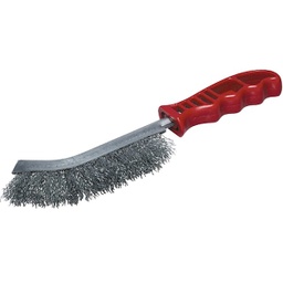 [107.030008] Escova Aço Inox Cabo Plast. 4 Fiadas T/Sindex Lion          