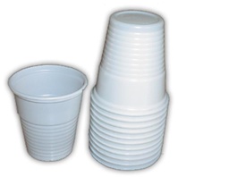 [107.AB080] Copo Plastico Branco Ab 80Ml Pack 50 Unidades               