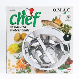 [107.494020800] Passe Vite Inox Profissional Chef 33Cm  Ref.800 Omac        