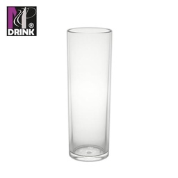 [107.702000] Copo De Tubo Em Acrilico Antiquebra 20 Cl Unid.  (Cx.70)    