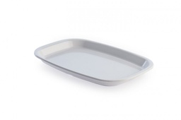 [107.02030] Travessa Snack Em Melamina  Branca 298X199X27 Mm            