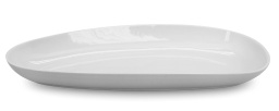 [107.02307601141] Travessa Oval 31,7X13,4X3,9 Cm Porcelana Branca             