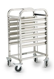 [108.0430680501] Carro Para Conteiners Gastronorm 38X55X100 Cm Inox          
