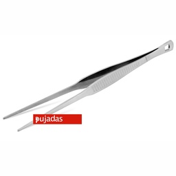 [107.P343500] Pinça De Chef Inox Extra Larga Ponta Fina 30Cm              