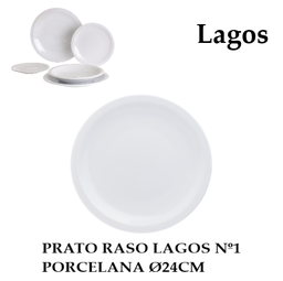 [107.1530001] Prato Raso Aba Estreita Nº1 24 Cm Modelo Lagos              