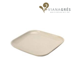 [107.700399] Prato Ladeiro Quadrado 25X25Cm Mostarda 2605 Vianagres      