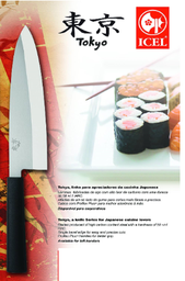 [107.261TK1018] Faca Sushi Deba Linha Tokyo 261.Tk10.18 Icel                