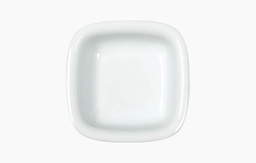 [107.517738] Prato Quadrado Fundo 18Cm Duo Branco Cv                     