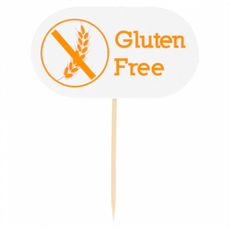 [107.222.56] Marcadores "Gluten Free" 8Cm Cartolina 100 Unid.            