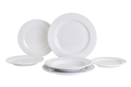 [107.510945] Prato Osl Raso Nº1 Porcelana  25Cm Pp (Bon Vida)            