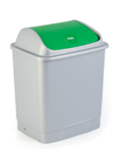 [107.23339795] Balde 26 Lts C/Tampa Basc. Cinza  C/T Verde  Ref.795 Fp     