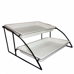 [107.161.67] Stand 2 Andares Compartimentos Gn 1/1 56,5 Cm Preto         