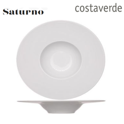 [107.518042] Prato Fundo 25Cm Saturno Branco Costa Verde                 