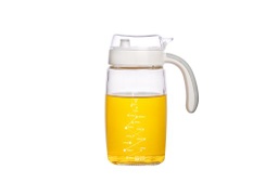 [107.JA820] Dispensador De Molhos Em Vidro C/Tampa 820 Ml               