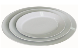 [107.357.518104] Travessa Oval Nº8 30Cm Iri Porcelana Branca                 
