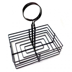 [107.19816] Cesta De Condimentos Dim: 20,5X15X23,5(H) Cm Cor:Preto Ferro