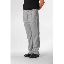 [080.600.98PP.4] Calça Unisexo C/Elástico E Cordão Padrão Pied-De-Poule Tam-4