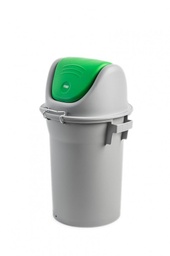 [107.23094] Balde C/Tampa Basculante Verde 52 Lts R.778 Faplana         