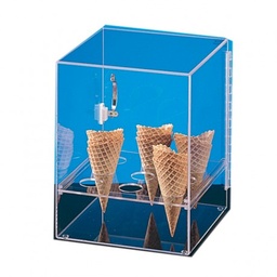 [107.11984] Display 9 Cones Gelado C/Porta 31X31X38Cm (Garcia)          