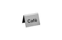 [107.12600015] Placa Inox 62X55Mm  Café                                    
