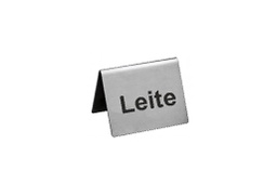 [107.12600056] Placa Inox 62X55Mm  Leite                                   