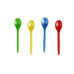 [107.16434] Colher P/Gelado/Sobremesa Cor Sort.250 Unid. Papstar        