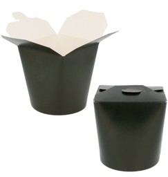 [107.219.51] Embalagens P/Microondas-480Ml Ø8X9 Cm Preto 50Unid          