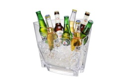 [107.2655] Balde Para Gelo Acrilico Triangular 33X32X26 Cm (Lz)        