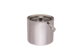 [107.0433900051] Balde Gelo Inox C/Tampa Parede Dupla 3Lt                    
