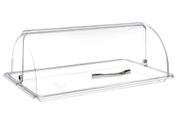 [107.0732960019] Vitrine Gn1/1 C/Tampa Basc. Policarbonato Alt.21Cm          