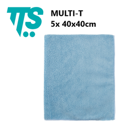 [107.TCH101029] Pano Multi-T Microfibras (5 De 40X40Cm) Azul                