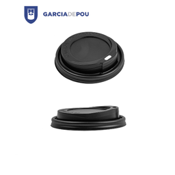 [107.17917] Tampa Alta Negra  P/Copos 360/480Ml 100 Unidades            