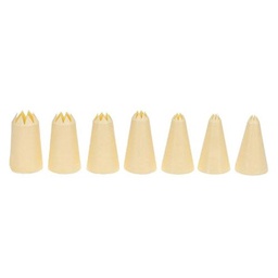[107.1752] Conjunto De 7 Bicos Plasticoc Canl. 1752 (Patisse)          