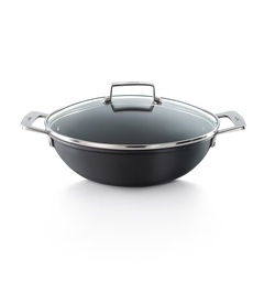 [107.467325.28] Cacarola  4673/25 Aire C/T Vidro 28Cm T/Calor Valira        