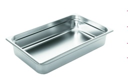 [108.11100] Conteiner Inox Gn 1/1 H-100Mm 13.5 Lts Pts                  