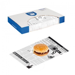 [107.16912] Papel Para Hamburguer Times 28X34Cm 1000 Unid.              