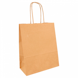 [965.222.11] Sacos Com Asas 18+8X21,5 Cm Natural Kraft 25 Unid           