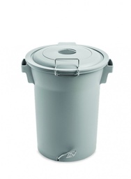 [107.23025] Balde 52 Lts C/Pedal Cinza Ref.785 (Faplana)                