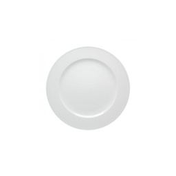 [107.625.0008] Prato Nº3A  21Cm Aba Larga Servotel Porcelana Branca        