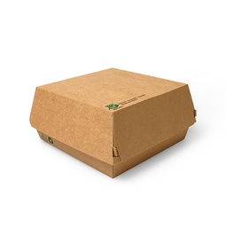 [107.87248] Caixa Para Hamburguer "Pure" 15,5X15,5X9Cm 25 Unid.         