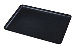 [107.AF12001] Tabuleiro Plastico 30X20Cm  Preto                           