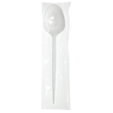 [107.12753] Colher Branca Emb.Indv. 17,5Cm 100 Unid. (Papstar)          