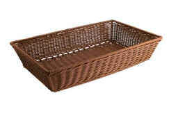 [107.7321310353] Cesto Gn 1/1 Pp Castanho 52,5X32,5X10 Cm                    