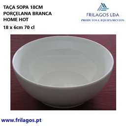 [107.516434] Taça De Soupa 18Cm Porc. Branca Home Hot                    