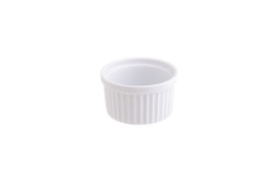 [107.ZD24240] Ramequim Redondo Estriado Diam. 9 Alt. 4,5 Cm               