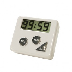 [107.45260] Temporizador Eletrico 60 Mints  6X5,5X2 Cm Plastico Branco  
