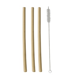 [107.439.87526] Palhinha Bambu 23X1Cm 12 Unid. C/Escova Pure Papstar        